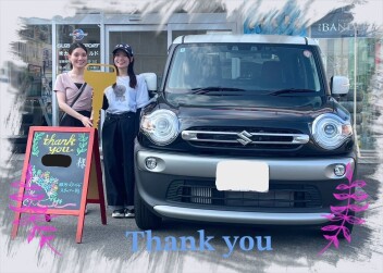 K様　中古車ｸﾛｽﾋﾞｰご納車おめでとうございます！